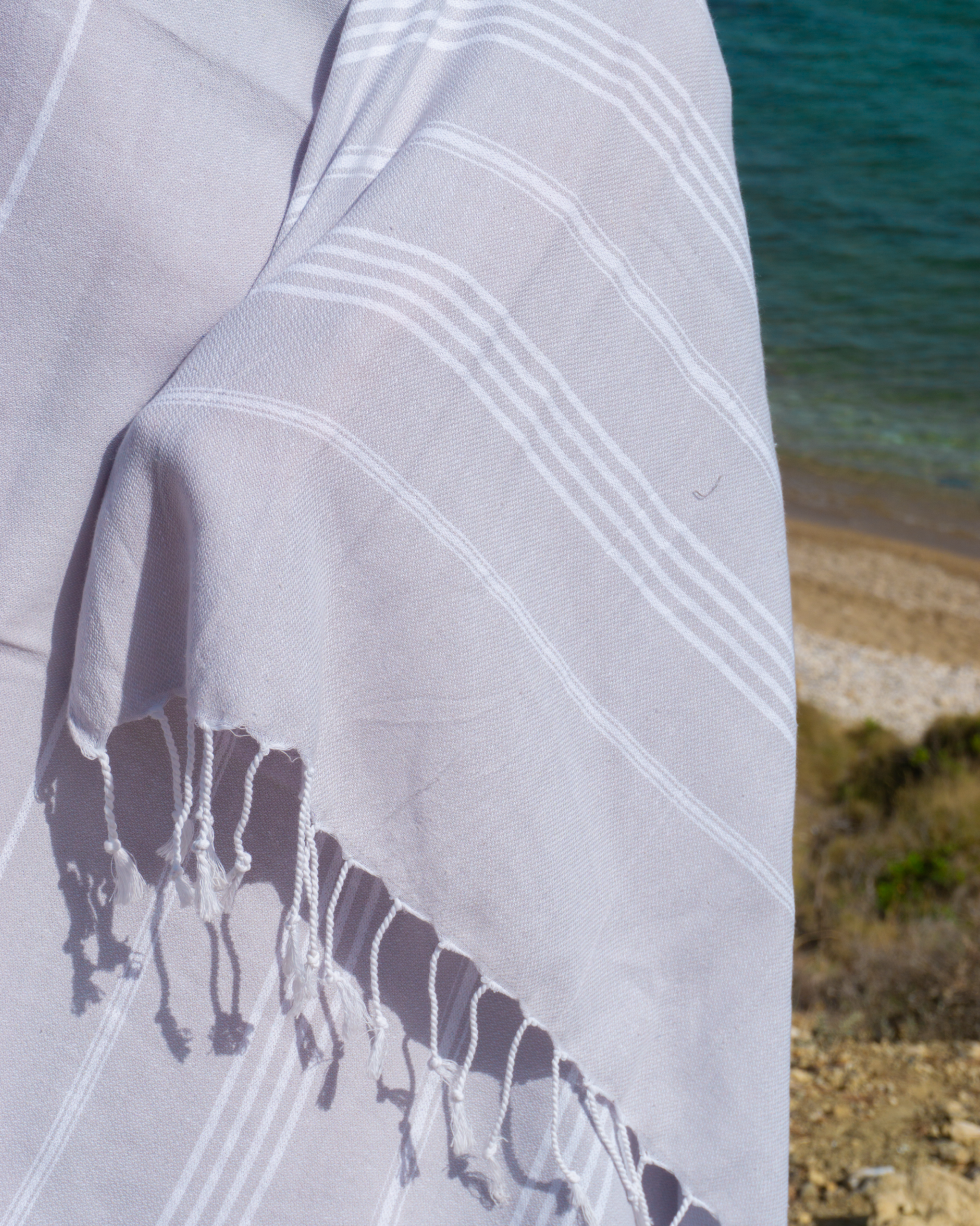 AMARA Hammam Beach Towel, Peshtemal, Made of Cotton - Grey-1