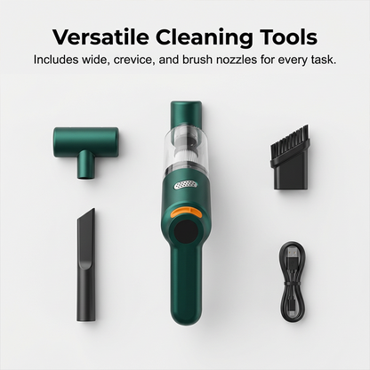 🔥50K+ SOLD🔋High-Power Cordless Vacuum Cleaner Kit for Car🚗Strong Suction💨Rechargeable Handheld⚡Full Accessory Car Interior Cleaner