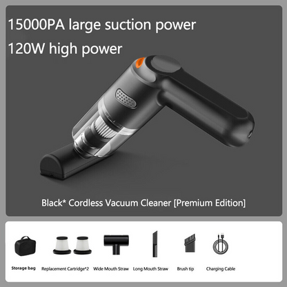 🔥50K+ SOLD🔋High-Power Cordless Vacuum Cleaner Kit for Car🚗Strong Suction💨Rechargeable Handheld⚡Full Accessory Car Interior Cleaner