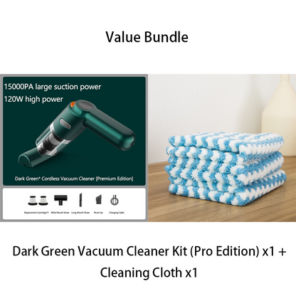 🔥50K+ SOLD🔋High-Power Cordless Vacuum Cleaner Kit for Car🚗Strong Suction💨Rechargeable Handheld⚡Full Accessory Car Interior Cleaner