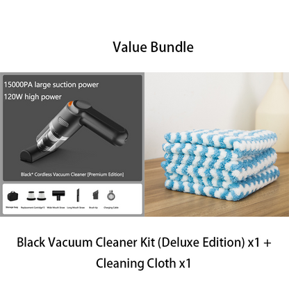 🔥50K+ SOLD🔋High-Power Cordless Vacuum Cleaner Kit for Car🚗Strong Suction💨Rechargeable Handheld⚡Full Accessory Car Interior Cleaner
